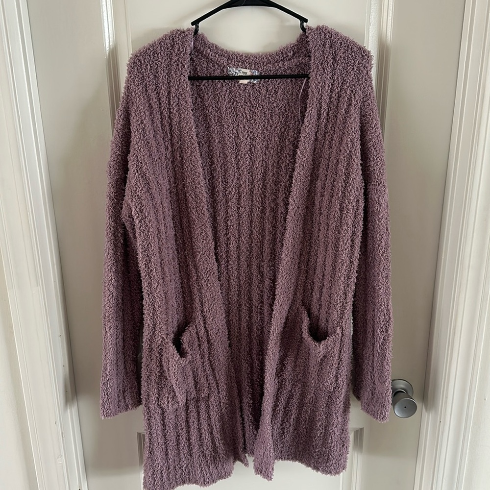 Purple Cardigan